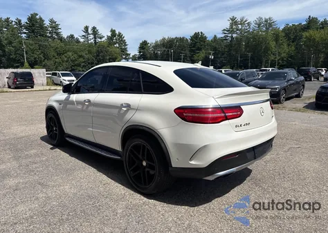 2016 Mercedes-Benz Gle Coupe 450 4Matic из США, поврежденный, VIN 4JGED6EB0GA014374